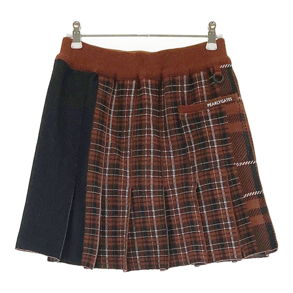 PEARLY GATES チェック柄 プリーツスカート サイズ0 新品⛳️ パーリーゲイツ プリーツ スカート サイズ1 サイズ：1