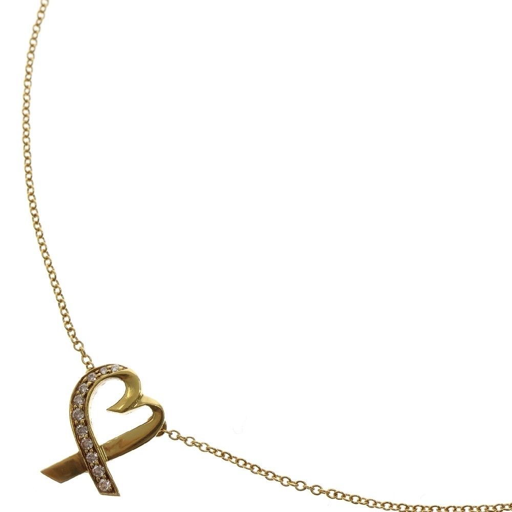 TIFFANY&Co (ティファニー) ラビングハート ネックレス ハーフ