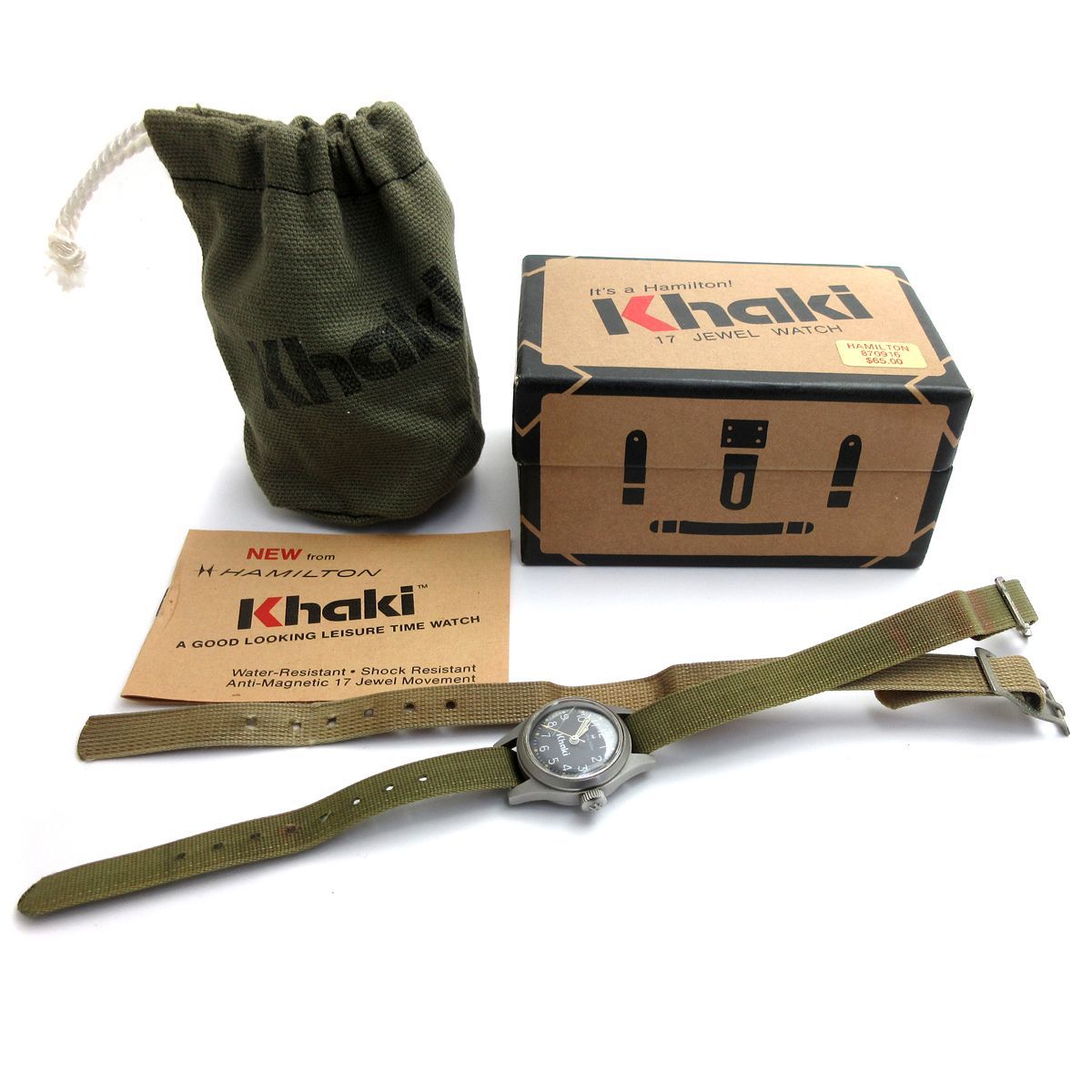 ハミルトン　カーキ　オートマチック ハミルトン KHAKI カーキ オートマチック デイト ミリタリー