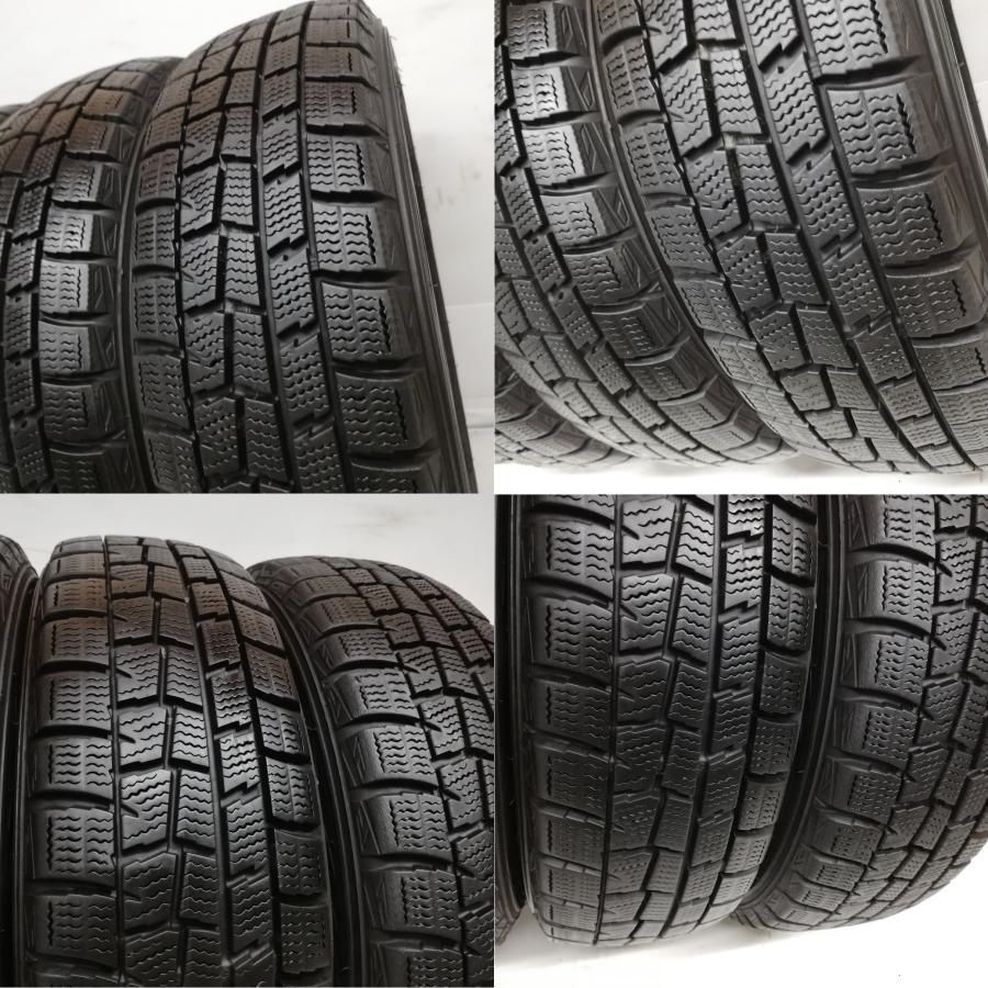 スタッドレスタイヤ & ホイール 4本＞ 155/65R13 ダンロップ 80% 13x4 ...