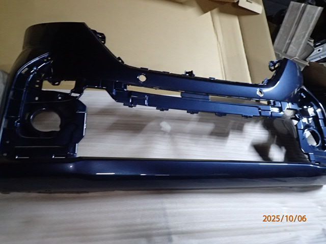 破損変形無し スペーシアカスタム MK54S フロントバンパー ブルー WAL 71711-53u5