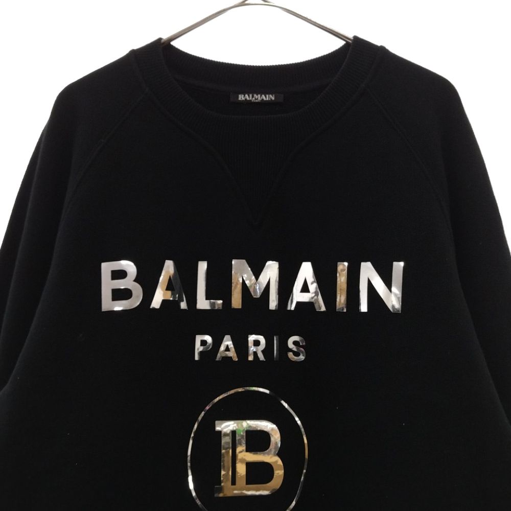 BALMAIN (バルマン) フロントロゴ クルーネックスウェット