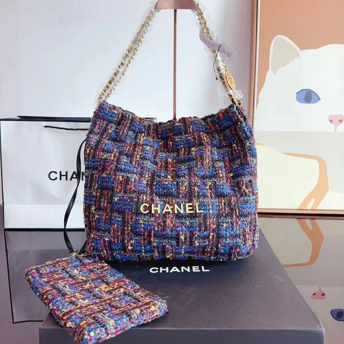 美品Chanelシャネル ショルダー バッグ ピンクトートバッグ