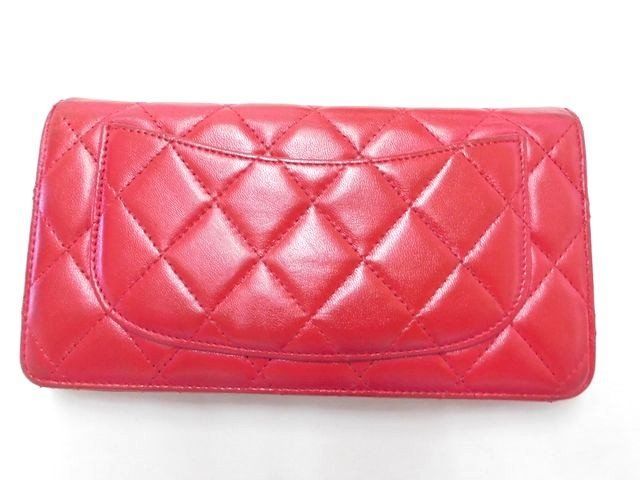 シャネル 財布 ■ レッド レザー ココマーク A31509 ウォレット レディース CHANEL □5K5L シャネル 財布 ■ レッド レザー ココマーク A31509 ウォレット レディース CHANEL □5K5L