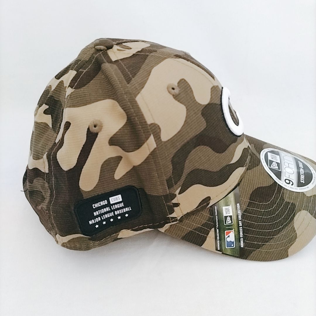 新品未使用・希少】NEW ERA キャップ 9FORTY シカゴ・カブス カモ柄 