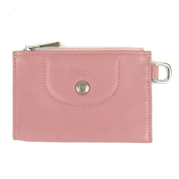 ロンシャン コインケース カードケース レザー キーリング付 ミニ財布  