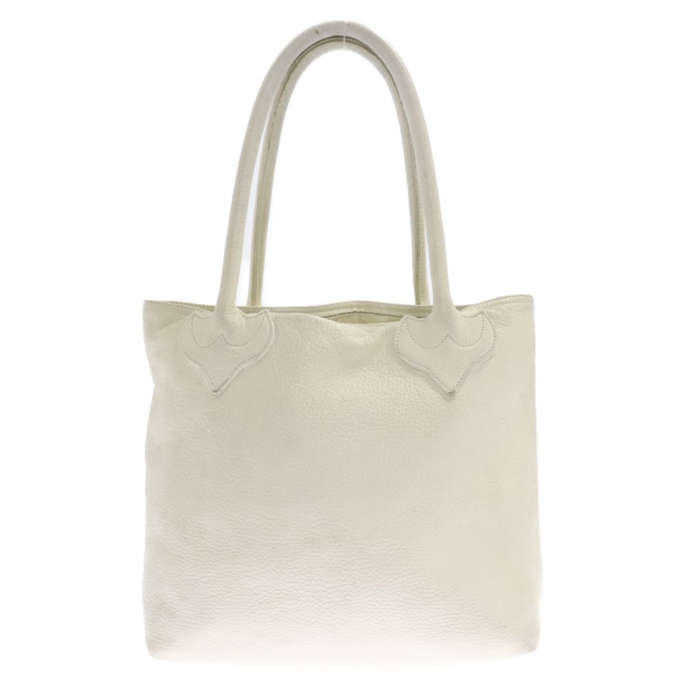 CHROME HEARTS (クロムハーツ) FS TOTE クロススパッチ付き レザー