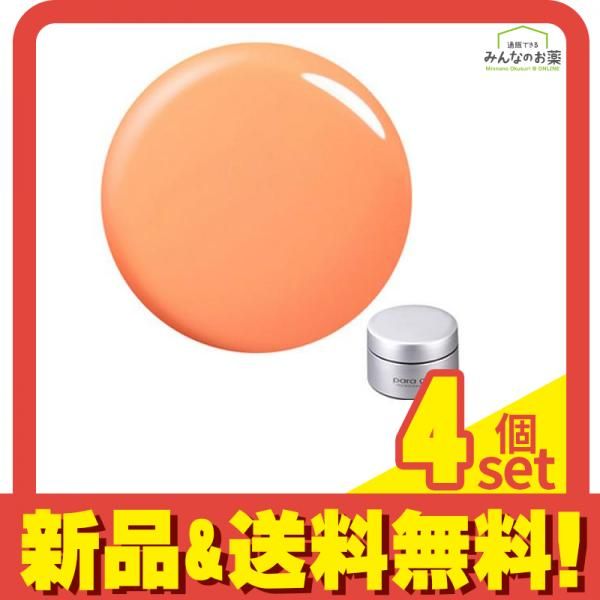 para gel(パラジェル) カラージェル AM5 ミルキーキャロット 4g 4個セット まとめ売り