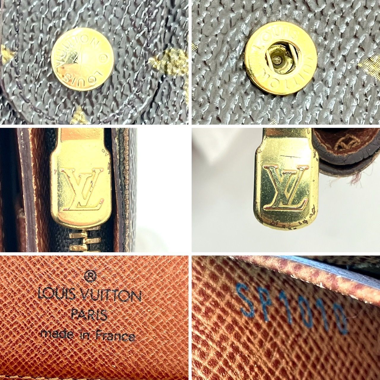 LOUIS VUITTON ルイヴィトン モノグラム ポルトパピエジップ 二