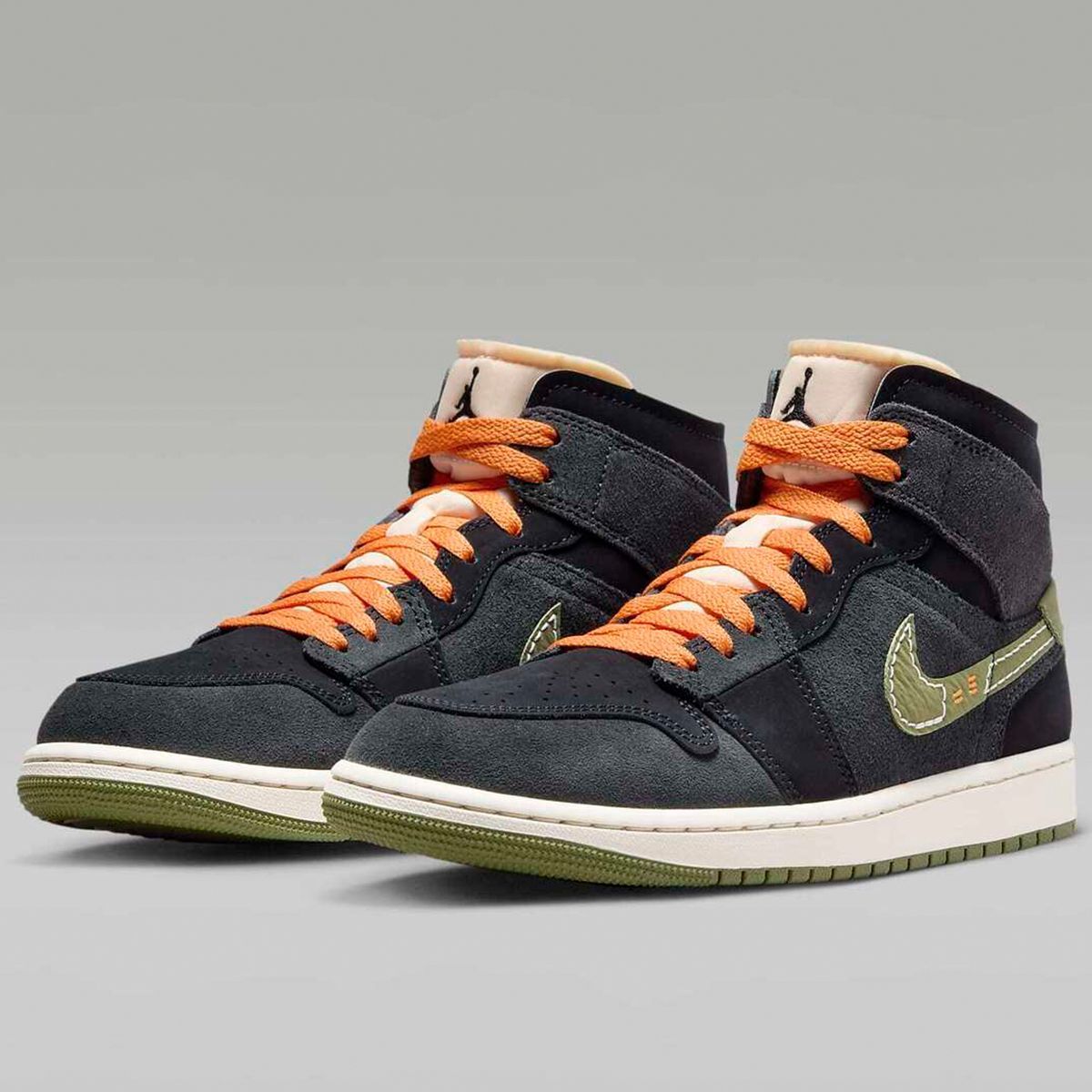 ナイキ] エア ジョーダン 1 MID SE クラフト [AIR JORDAN 1 MID SE 