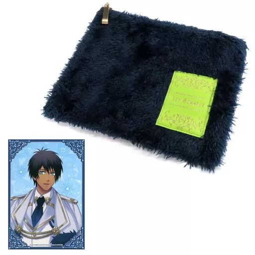 中古】バッグ 愛島セシル ファーポーチ＆イラストカードセット