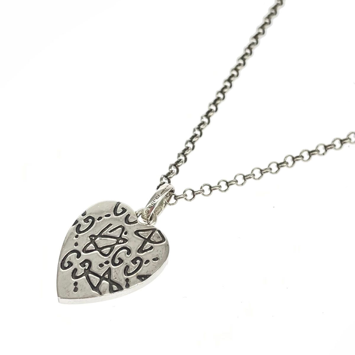 GUCCI グッチ ゴースト SVネックレス シルバーカラー Ag925 レディース