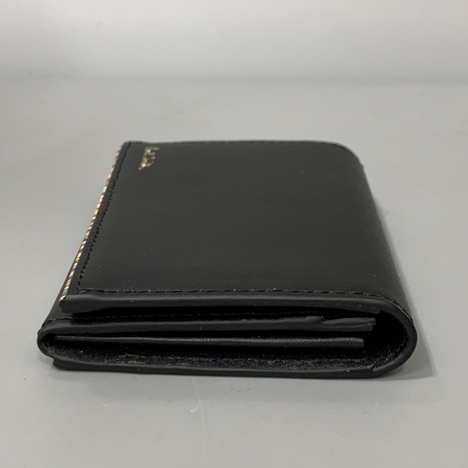 【極美品】Paul Smith マルチストライプ　名刺入れ　レザー　ブラック 楽天市場】ポールスミス PAUL SMITH カードケース 名刺入れ