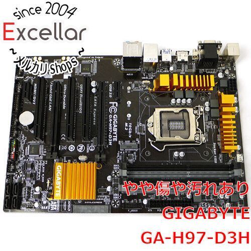 GIGABYTE マザーボード GA-H97-D3H LGA1150＜送料無料＞ GIGABYTE H97-D3H Motherboard LGA1150 Intel H97 DDR3 With I⁄O Baffle