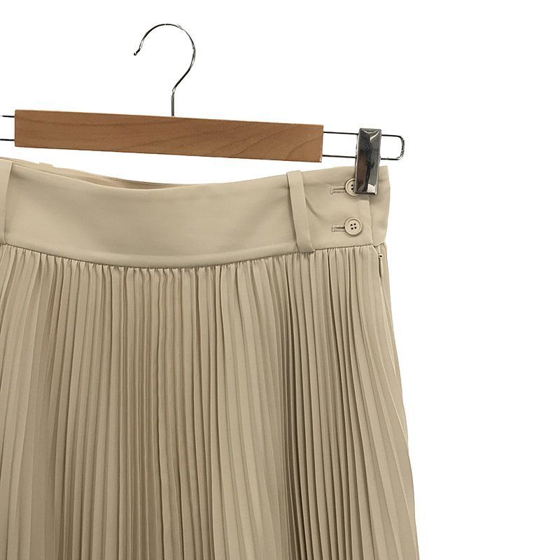 HYKE / ハイク | PLEATED SKIRT プリーツスカート | 1 | アイボリー 