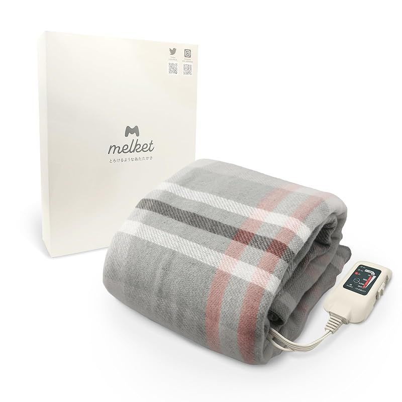 電気毛布 高級フランネル両面仕様 10段階温度調節 188×130 電気