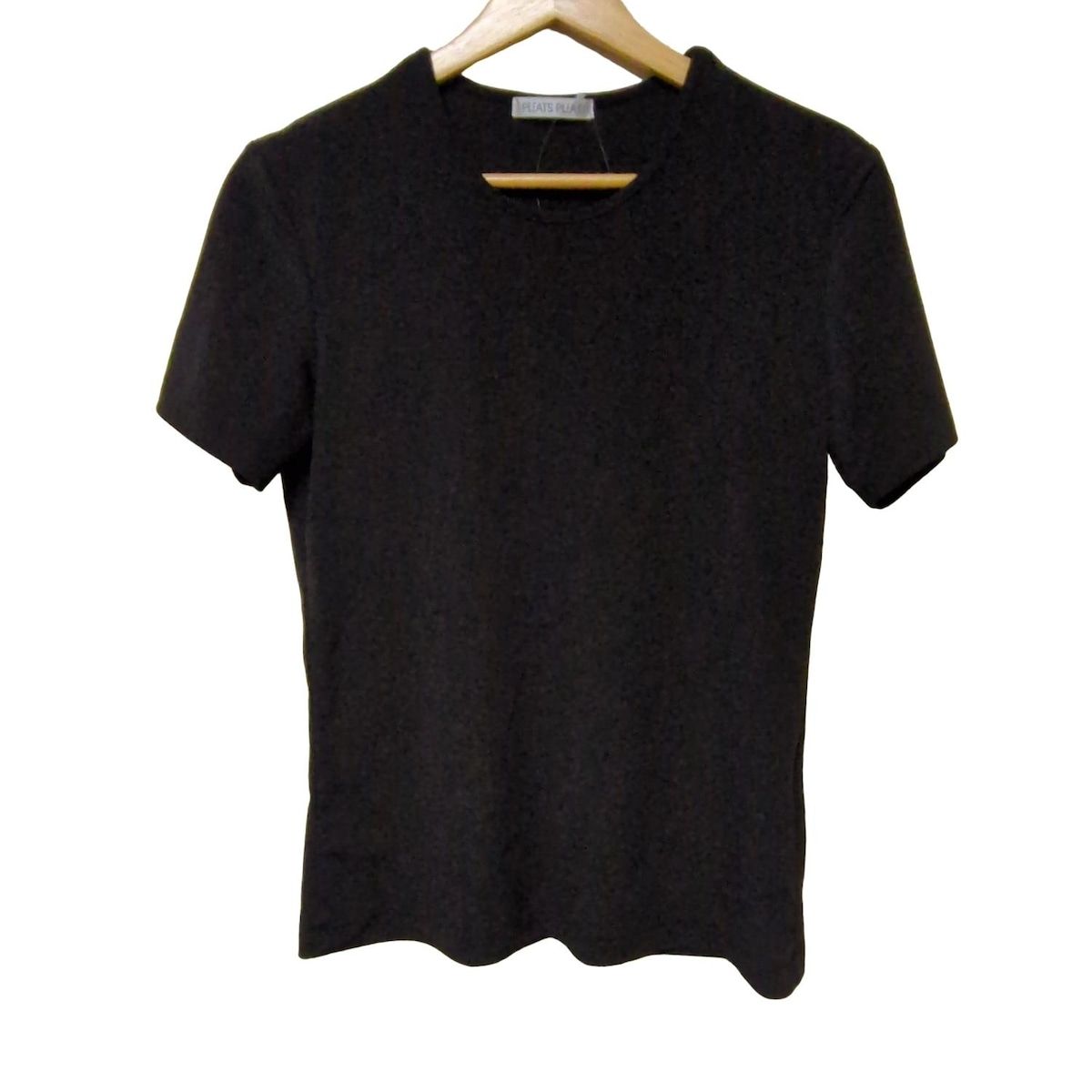 PLEATS PLEASE ボーダー　トップス　プリーツプリーズ　半袖　tシャツ 美品✨PLEATS PLEASE プリーツプリーズ ハイネック半袖 3 L