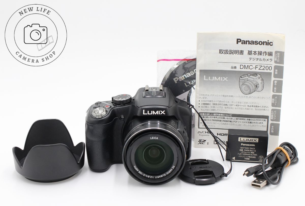 動作好調☆パナソニック Panasonic LUMIX DMC-FZ200 25-600mm 24倍