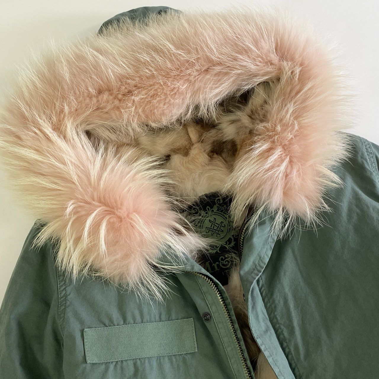 【新品未使用】Mr.&Mrs.Italy ファーモッズコート ミスター＆ミセスイタリーFOXファー付きモッズコート