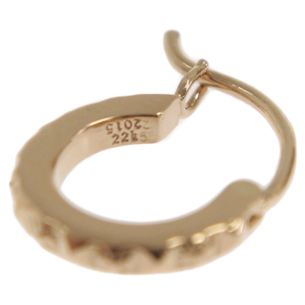 CHROME HEARTS (クロムハーツ) 22K TINY TFP HOOP トゥルー