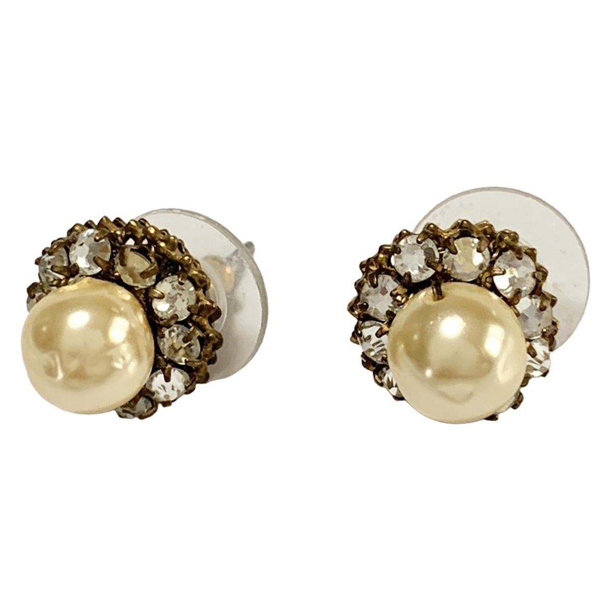 miriam haskell ミリアム ハスケル ピアス - アイボリー