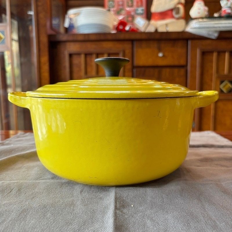 ルクルーゼ ココットロンド ジャポネーズ 24cm レモン Lemon イエロー