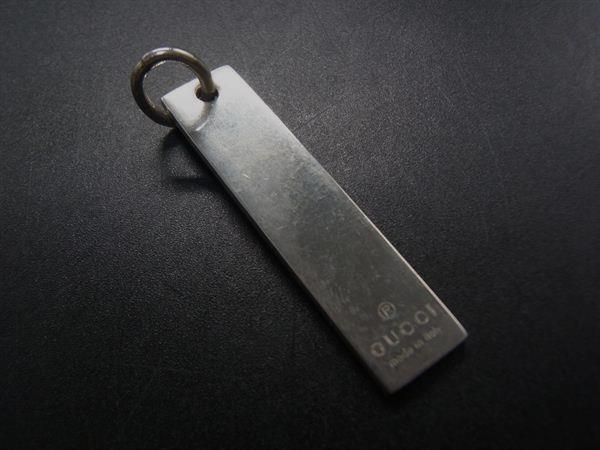 本物 美品 グッチ SV925 太めネックレス プレートトップ □美品□ GUCCI グッチ SV925 トップのみ ネックレス ペンダント