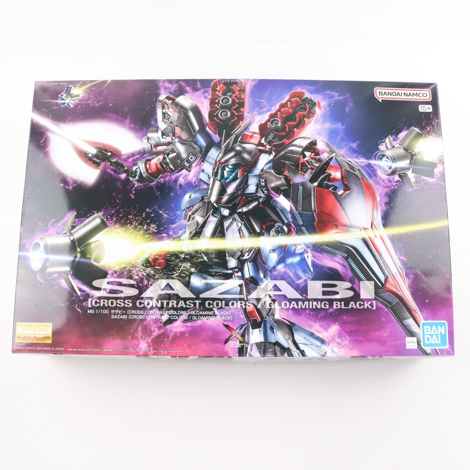 海外イベント MG 1 100 サザビー CROSS CONTRAST COLORS 暮靄黒 GLOAMING BLACK 機動戦士ガンダム 逆襲のシャア プラモデル バンダイスピリッツ