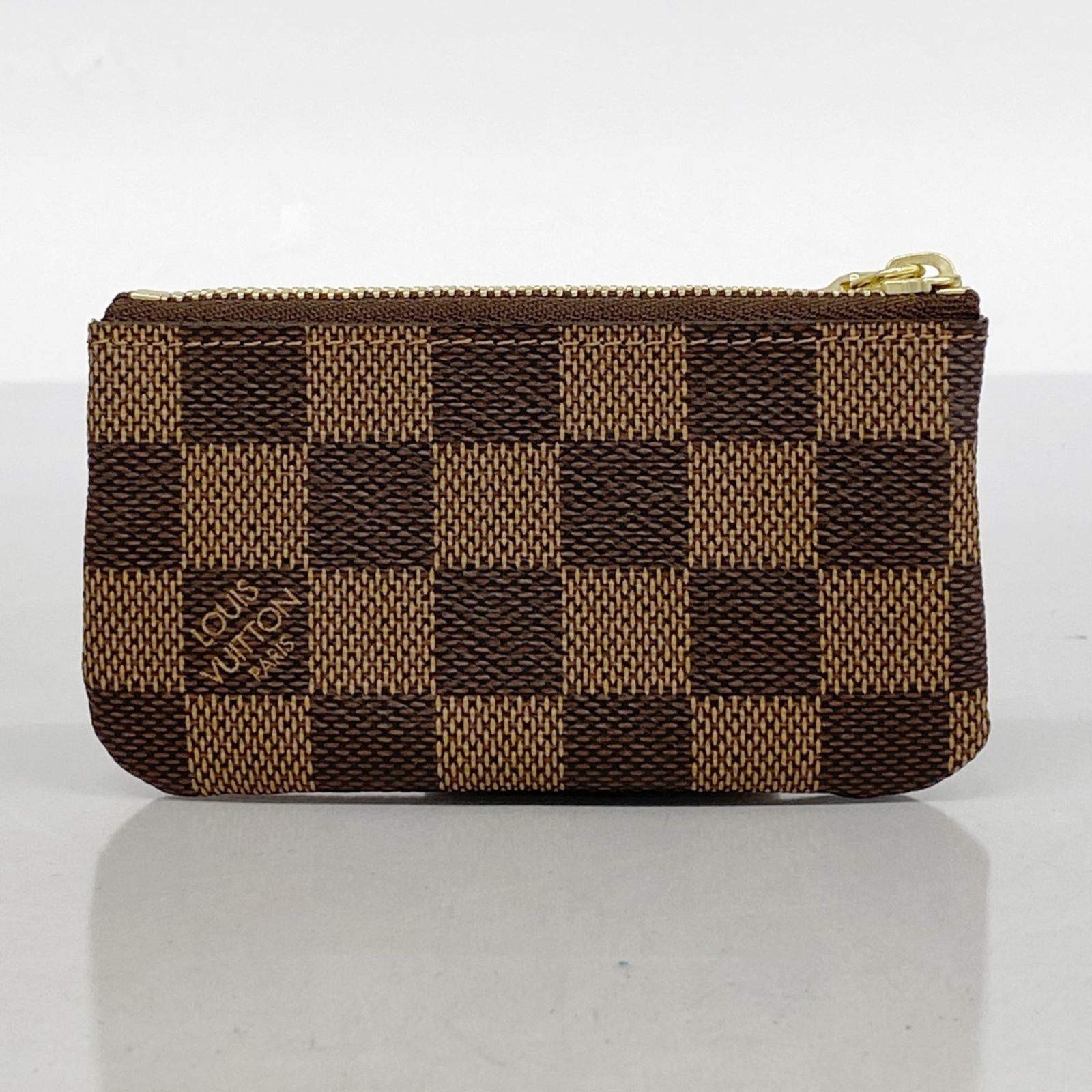 Men's Key Pouch Pochette Cle Damier Graphite Canvas | LOUIS