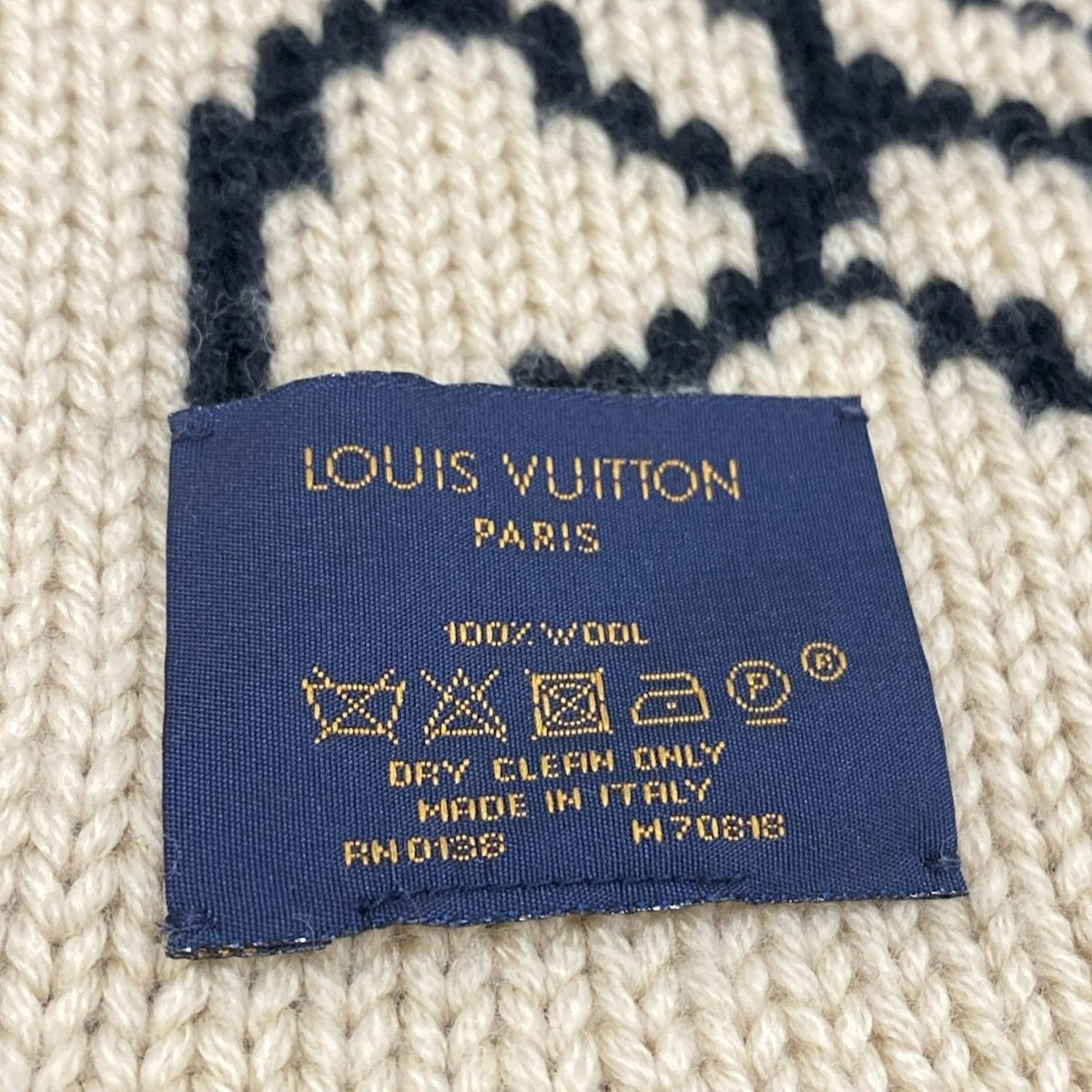 LOUIS VUITTON(ルイヴィトン) マフラー エシャルプモーニング M70818  