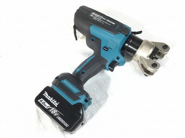 ♥品 makita マキタ 18V 充電式圧着機 TC300DRG バッテリ1個 6.0Ah 充電器 ダイス ケース付 コードレス 油圧式 圧着工具117889 HRDEVELOPMENT_JP
