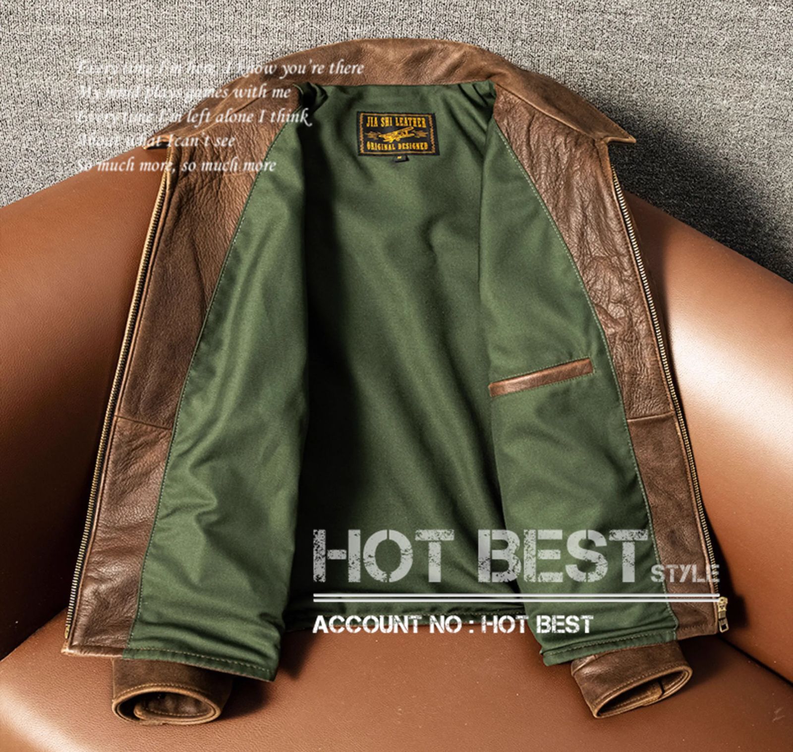 上質革ジャン メンズ カウハイド 1940年代 トラッカースタイル