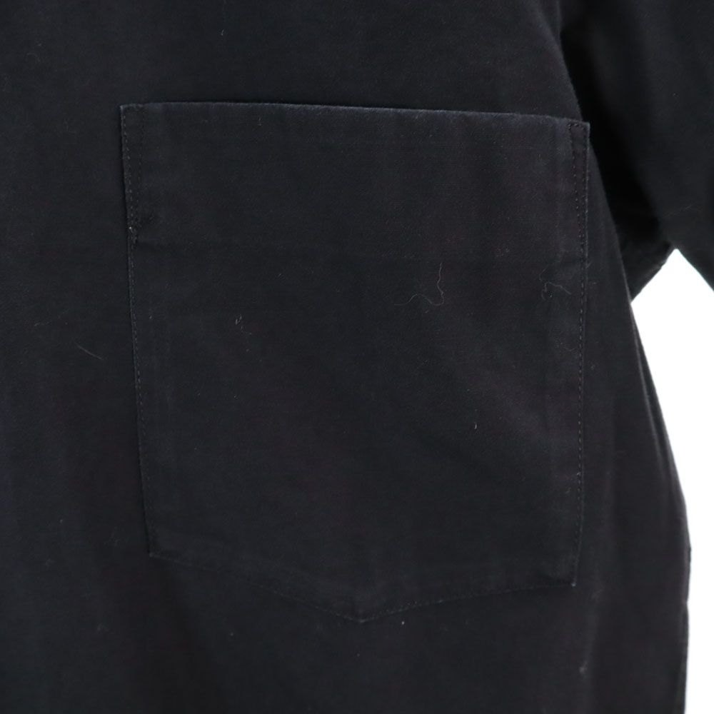 robe de chambre ローブドシャンブル 1997年 90s オールド 日本製 長袖 丸襟 コットンシャツ S ネイビー COMME des GARCONS レディース 古着 中古 robe de chambre ローブドシャンブル 1997年 90s オールド 日本