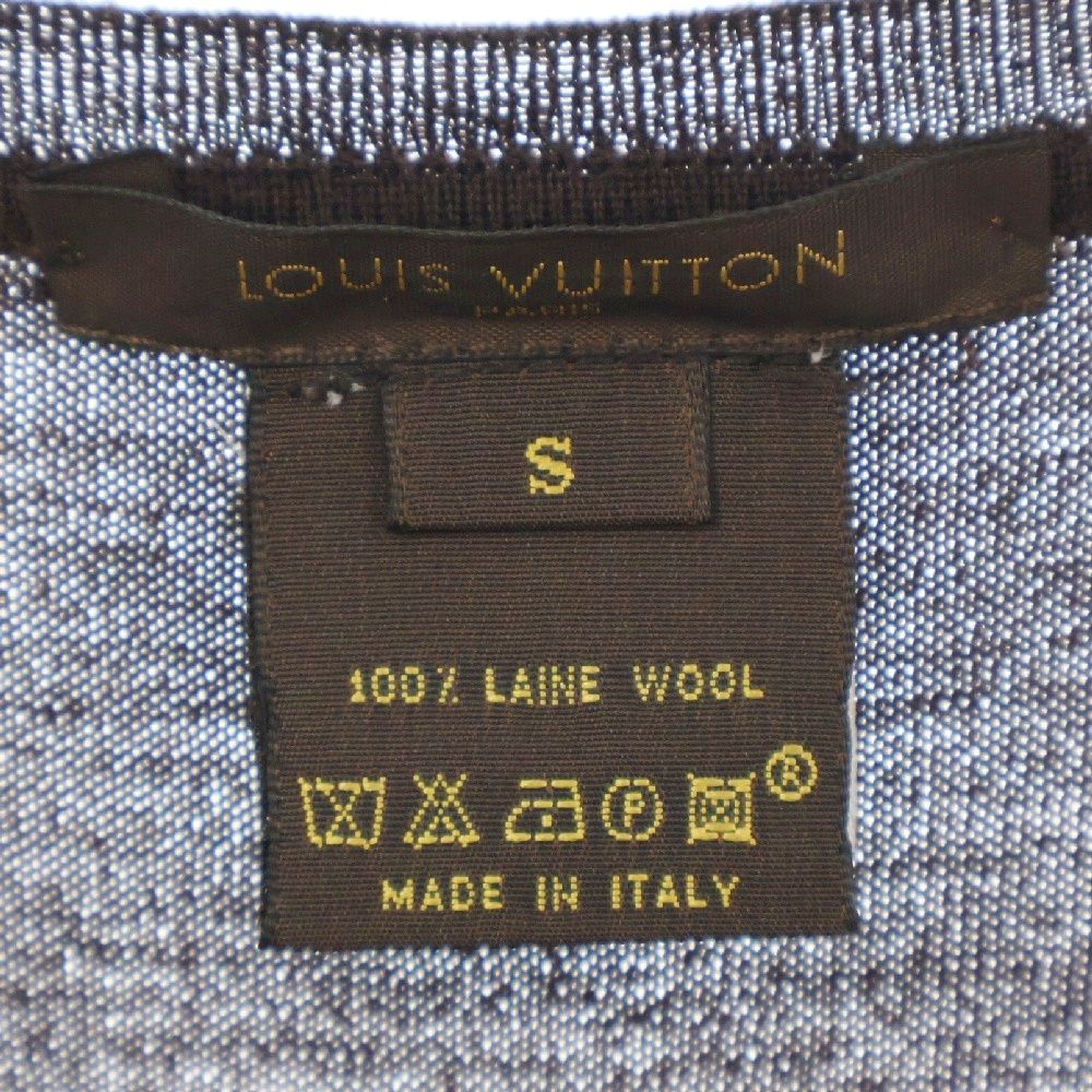 LOUIS VUITTON (ルイヴィトン) モノグラムライン ウール クルーネック 