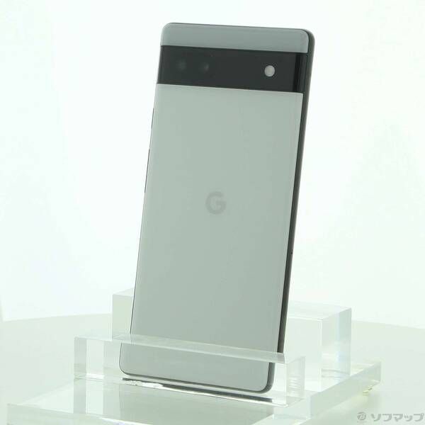 中古品〕 Google Pixel 6a 128GB チョーク GB17L au SIMフリー【344】