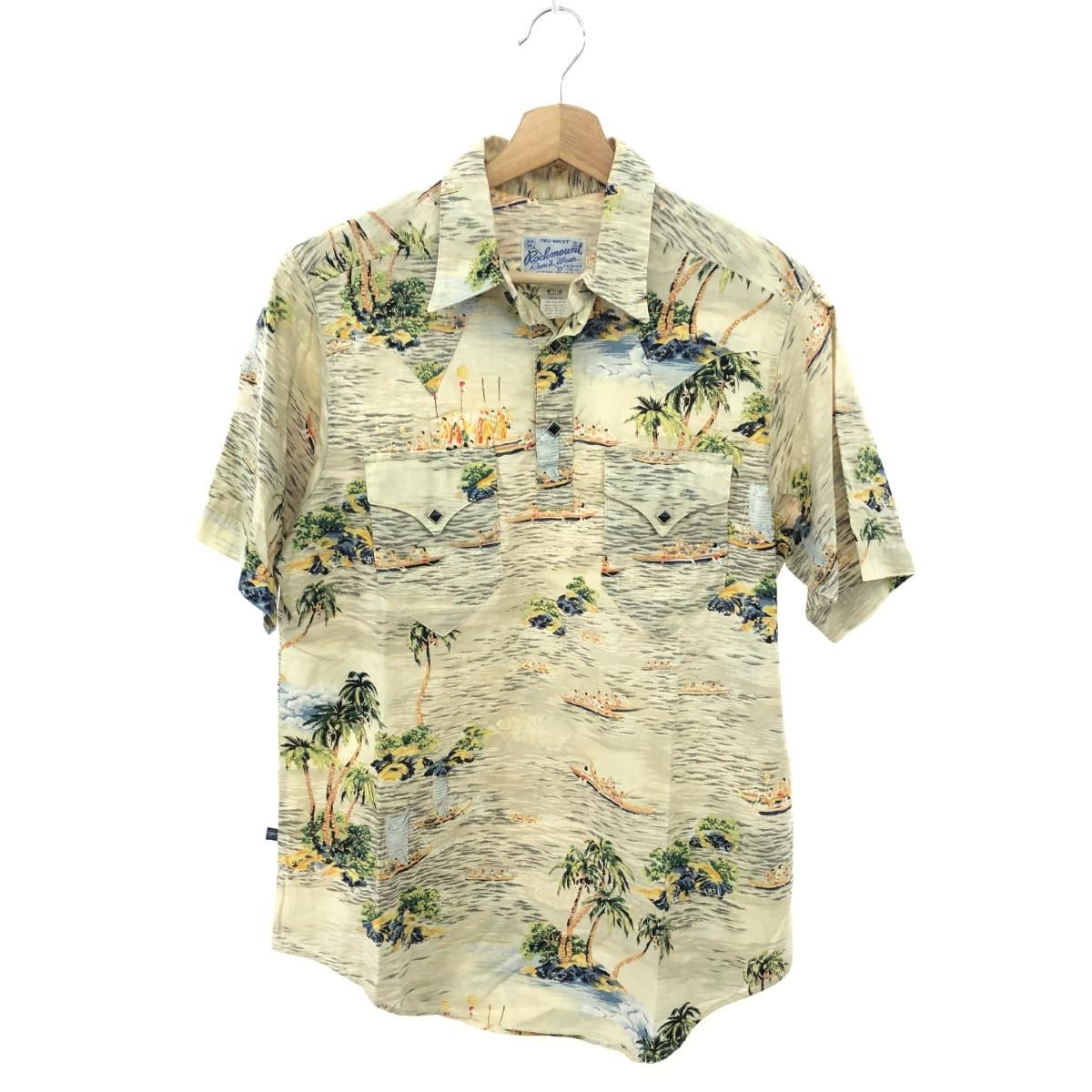 ロックマウント 半袖 プルオーバー ウエスタン シャツ ハワイ アロハ ロデオ ランチ カウボーイ JBBQA ロックマウント プルオーバー半袖ウエスタンシャツ