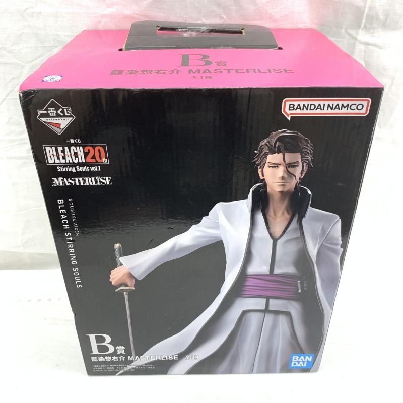 中古】未開・箱潰)B賞 藍染惣右介 MASTERLISE ｢一番くじ BLEACH