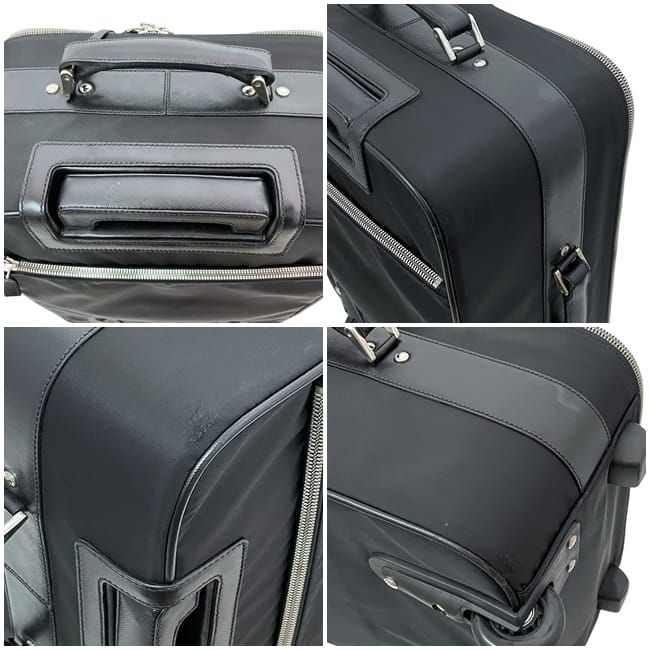 プラダ スーツケース ブラック NERO テスート 美品 キャリー