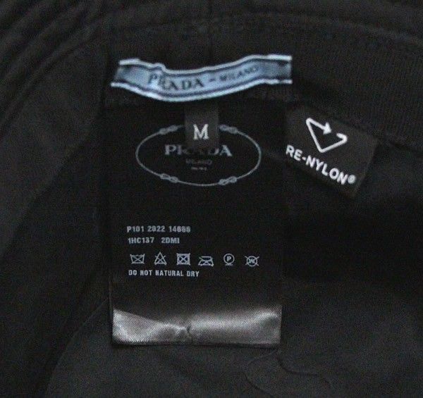 【✨未使用級現行】 プラダ バゲットハット 三角ロゴ RE-NYLON ブラック プラダ PRADA Re-Nylon 三角ロゴ バケットハット 帽子 ナイロン