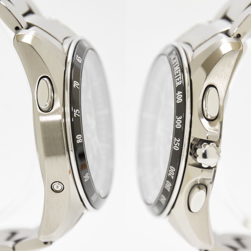 SEIKO BRIGHTZ セイコー ブライツ メンズ ソーラー 電波時計 腕時計 クロノグラフ 10気圧防水 ブラックダイヤル 黒文字盤 SAGA153 8B82-0AL0