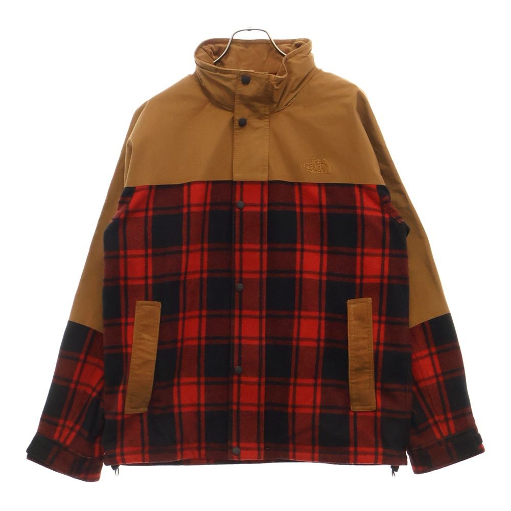 eYe COMME des GARCONS JUNYA WATANABE MAN / xTHE NORTH FACE/ジャケット/M/ウール/RED/チェック/WF-J923 THE NORTH FACE (ザノースフェイス) 20AW×eYe COMME des GARCONS JUNYA