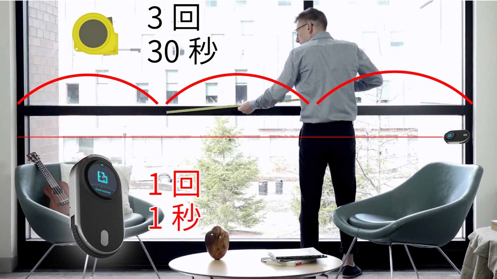 採寸革命！【MEAZOR】 デジタルメジャー（レーザー距離計・図面  