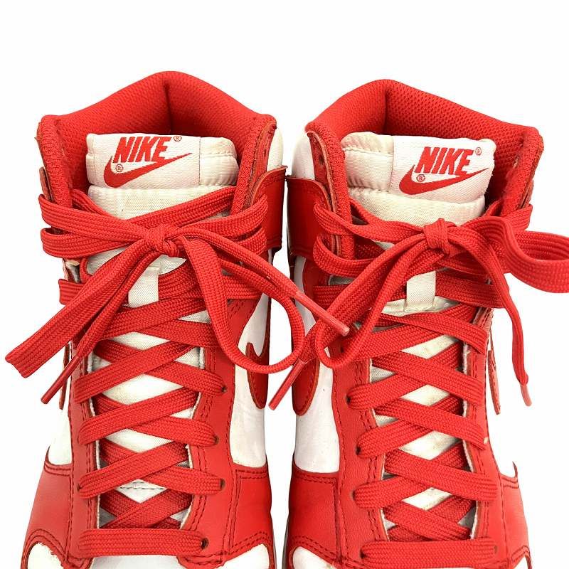 ナイキ NIKE Dunk High Championship White and Red ダンク ハイ