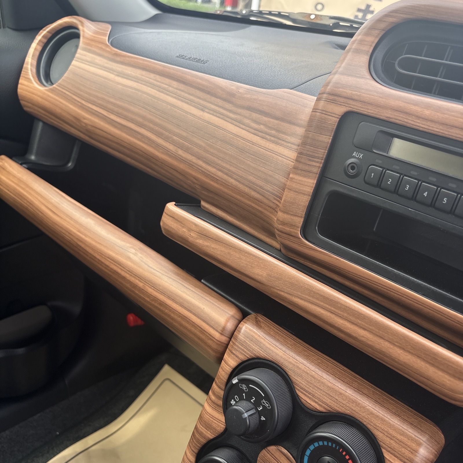 自社ブランド SMOKY RAIN トヨタ プロボックス NCP160前期 インテリアパネル パネルカバー ウッド調 FFCRYSTALESIA_COM