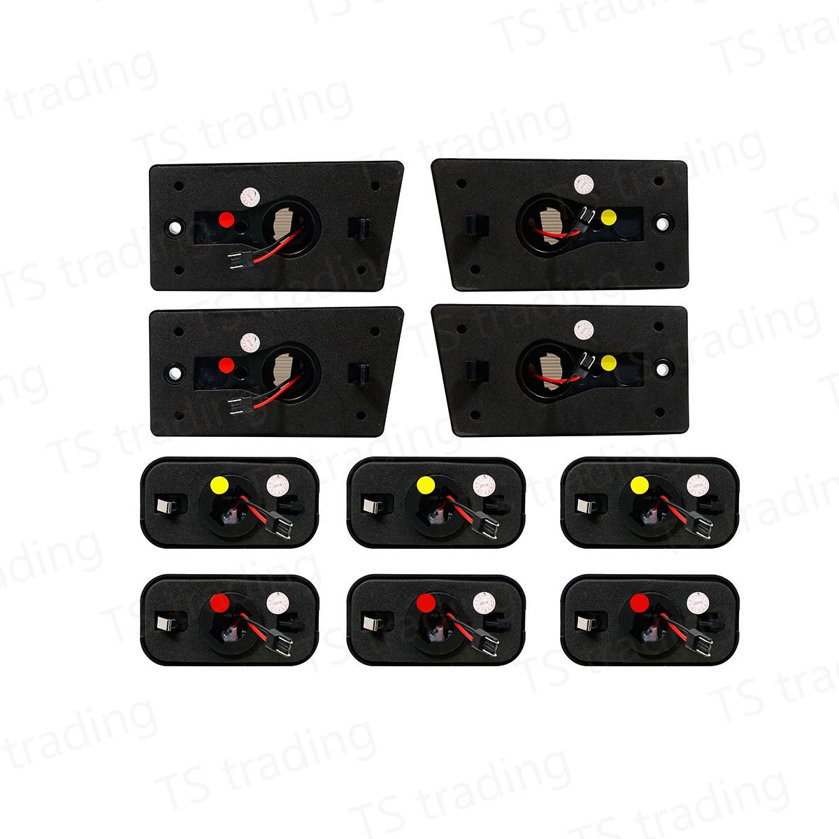 ハマー H2 LED ルーフ マーカー ランプ USマーカー アンバー レッド 