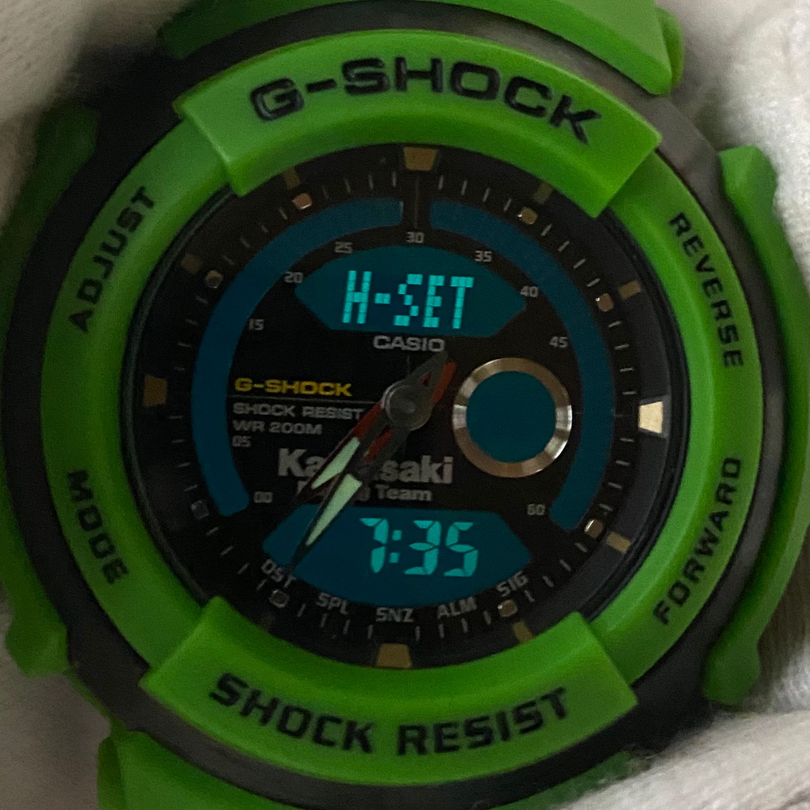 激レア】CASIO カシオ G-SHOCK Gショック Gショック G-300KRT-3AVJR Kawasaki カワサキモデル コラボ 腕時計  アナログ - メルカリ