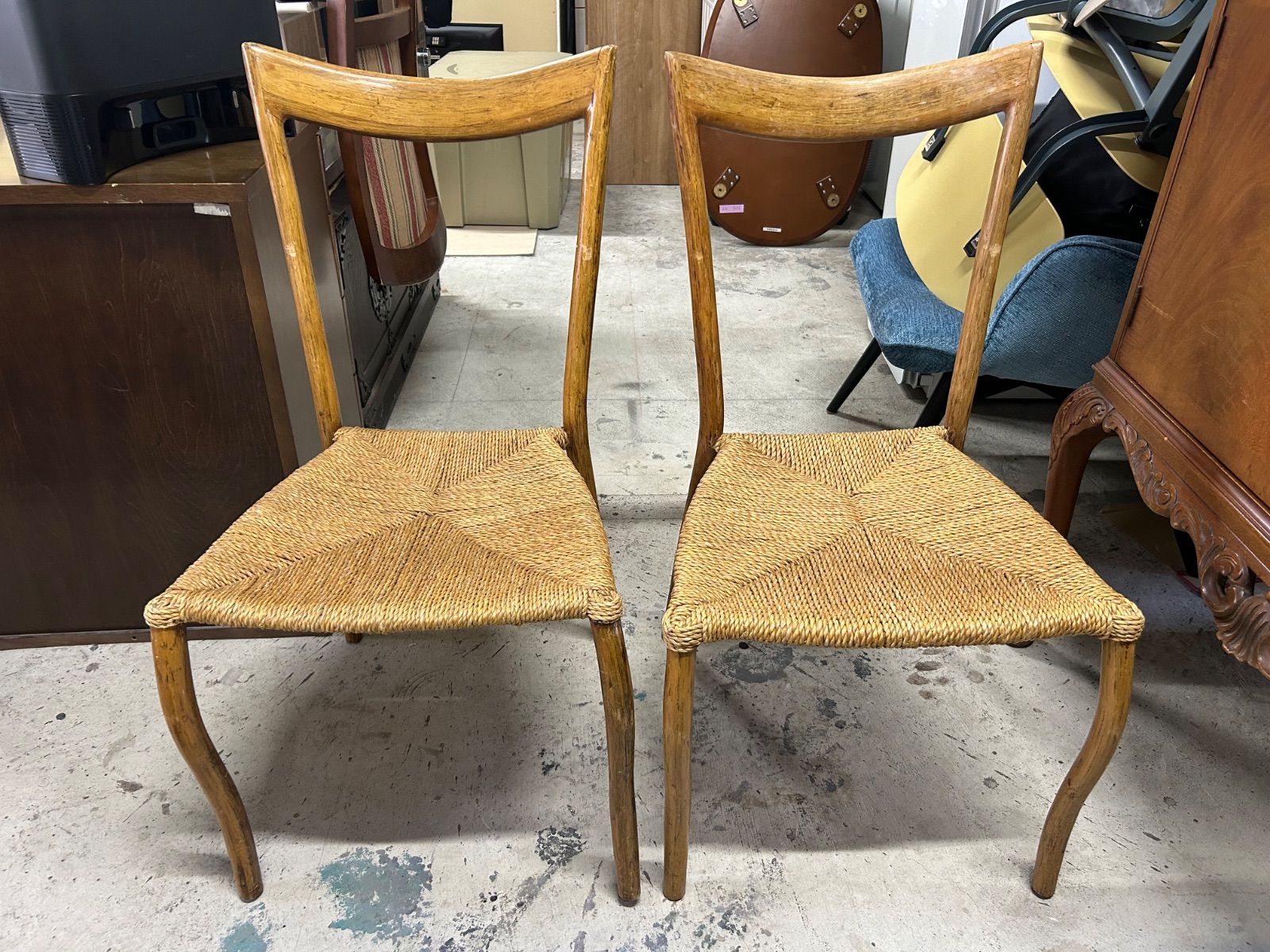 ②【2脚セット】ザ・コンランショップ マニラチェア ザ・コンラン