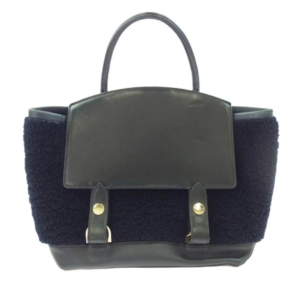 Sacai サカイ fluffy hand bag ハンド バッグ ブラック系