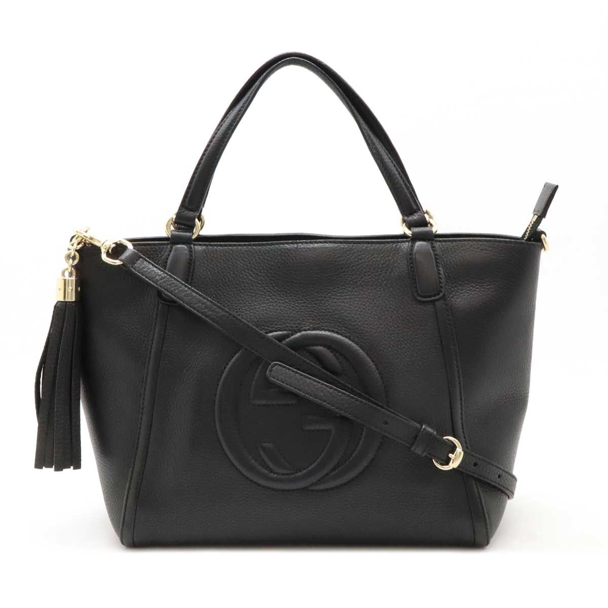 GUCCI グッチ ソーホー インターロッキングG トートバッグ 2WAY