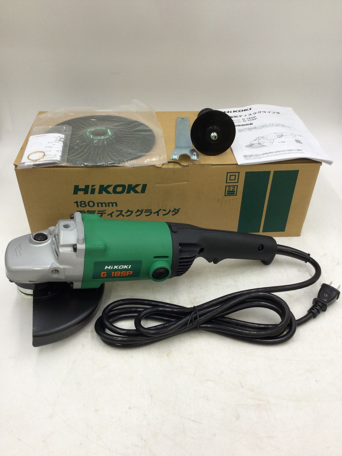 領収書発行可】☆Hitachi/日立工機 180mmディスクグラインダ G18SP